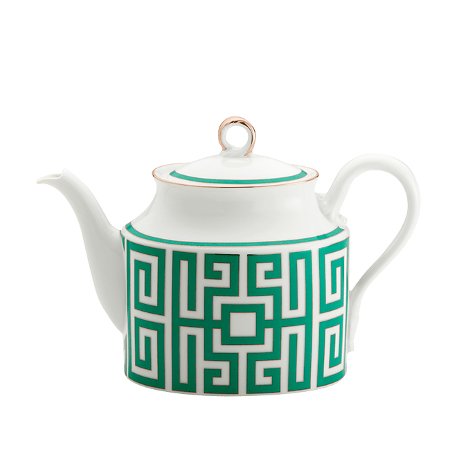 Labirinto Smeralda Teapot by Ginori 1735