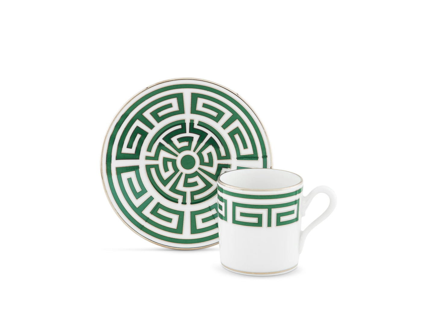 Labirinto Smeralda Espresso Cup + Saucer by Ginori 1735