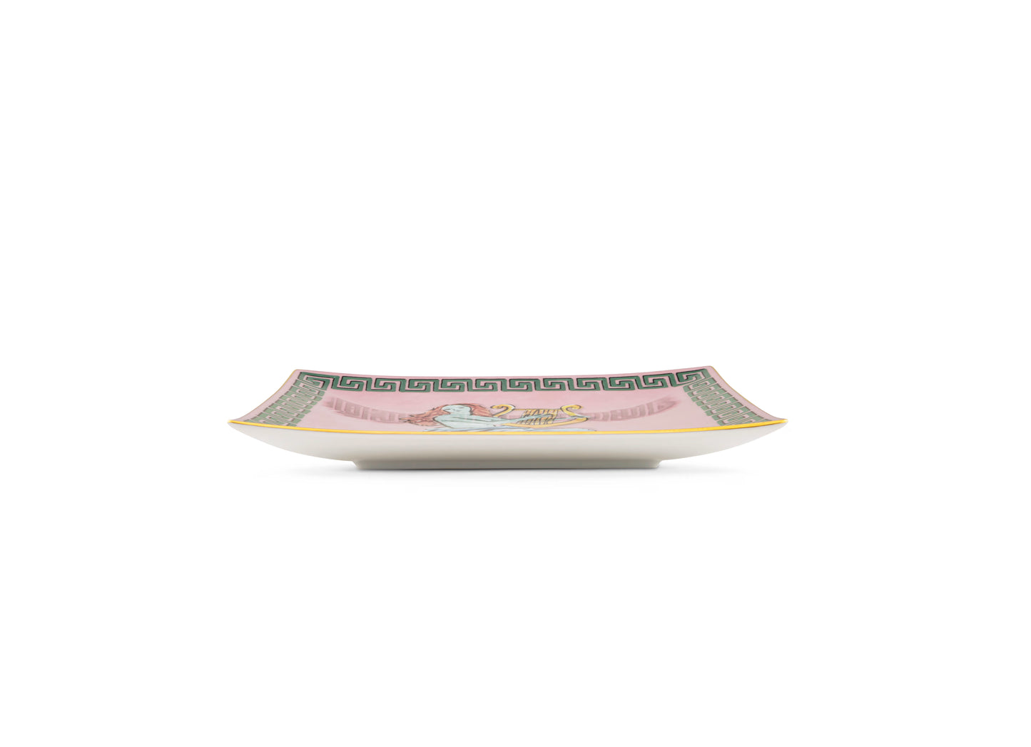 Il Viaggio di Nettuno Pink Square Change Tray by Ginori 1735