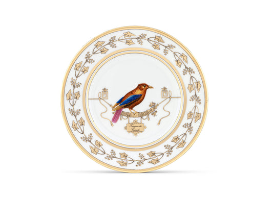 Volière Tangara du Canada Bread Plate by Ginori 1735