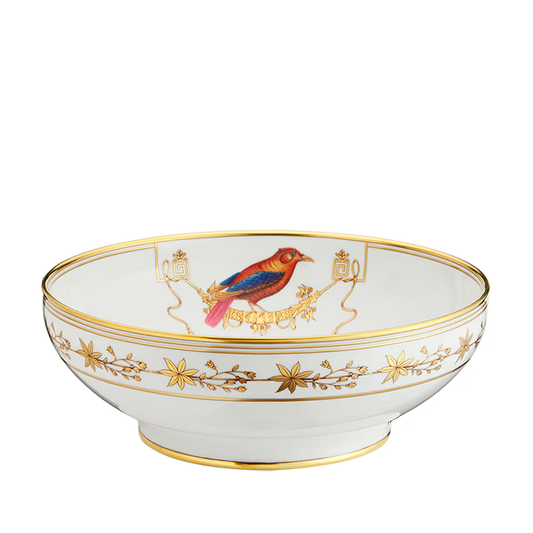 Volière Tangara du Canada Salad Bowl by Ginori 1735