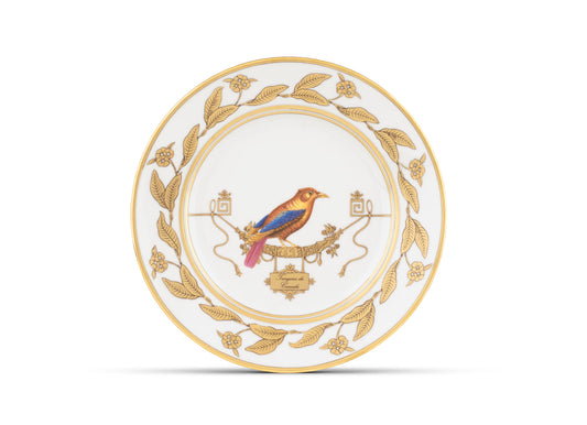 Volière Tangara de Canada Dessert/ Salad Plate by Ginori 1735