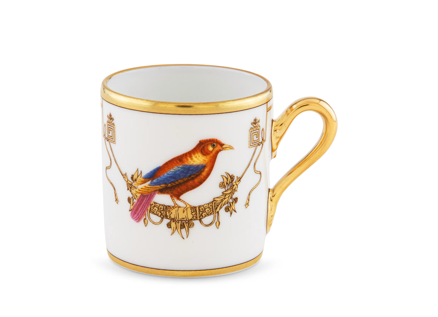 Volière Tangara du Canada Espresso Cup + Saucer by Ginori 1735