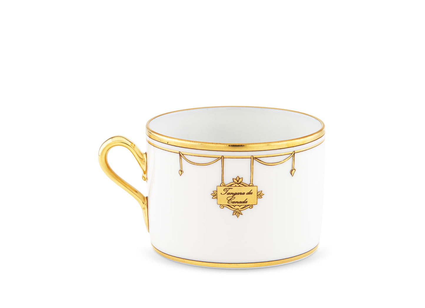 Volière Tangara du Canada Teacup + Saucer by Ginori 1735