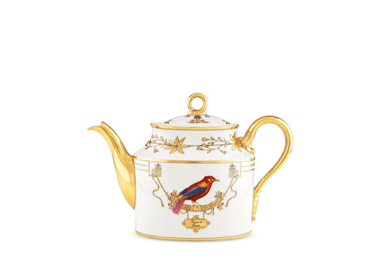 Volière Tangara du Canada Teapot by Ginori 1735