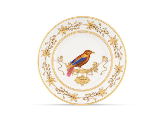 Volière Tangara du Canada Flat Plate by Ginori 1735