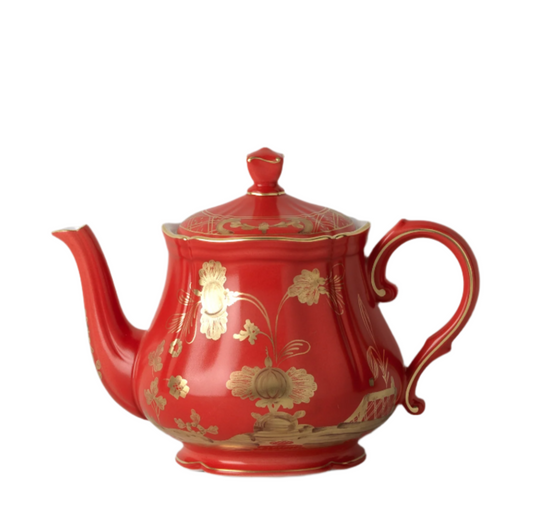 Oriente Italiano Rubrum Teapot by Ginori 1735