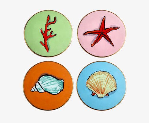 Il Viaggio di Nettuno Set of 4 Coasters