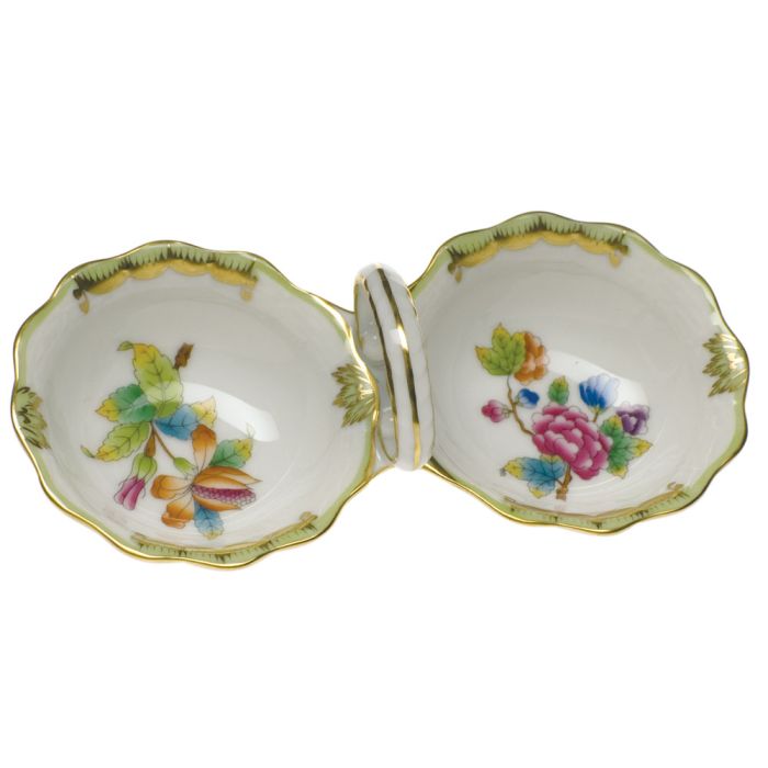 Queen Victoria Twin Salt Dish