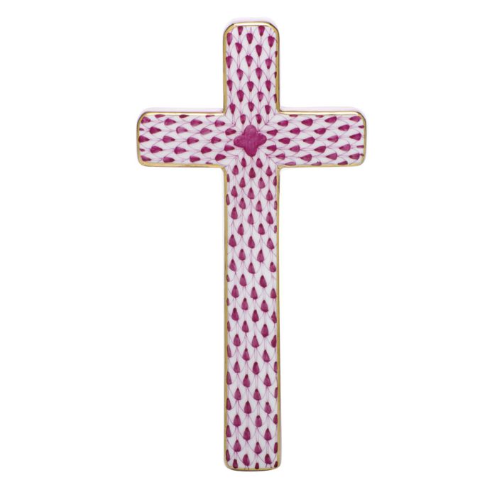 Herend Large Pink Cross