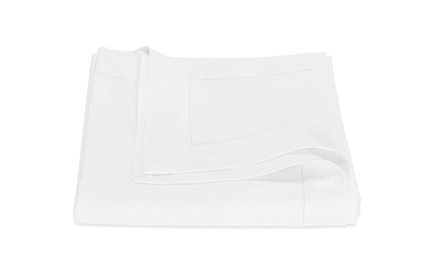 Valentina Hemstitch Tablecloth - White