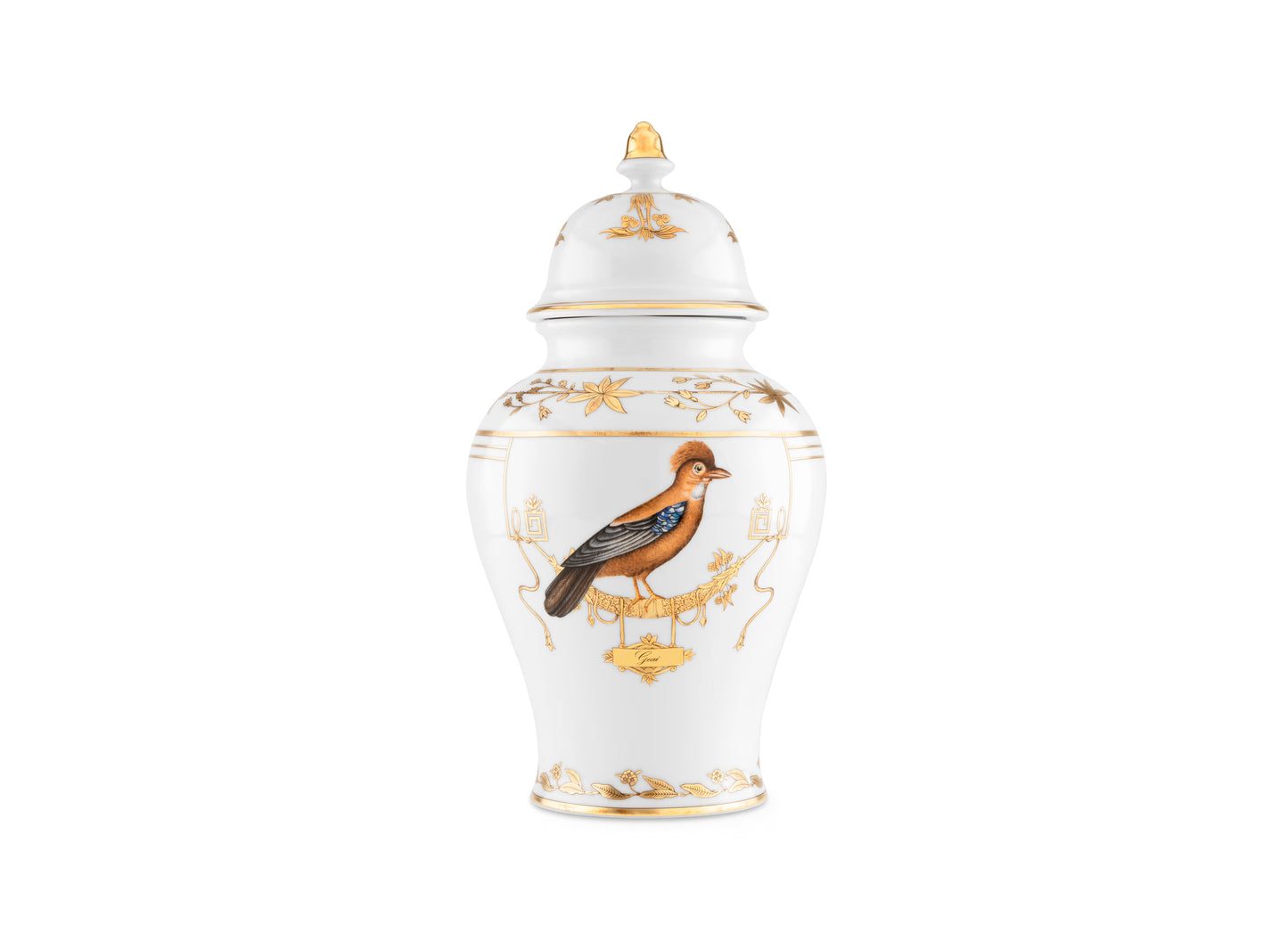 Volière Potiche Vase by Ginori 1735