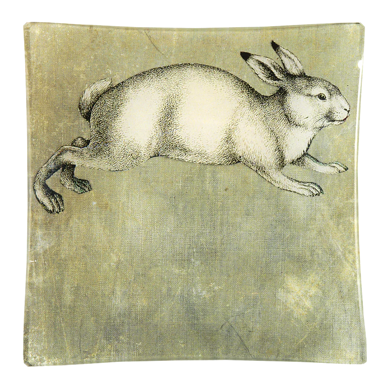 White Rabbit Square Tray