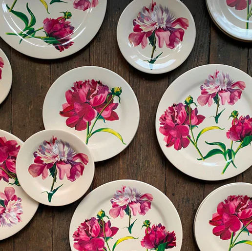 Peony 10.5" Melamine Dinner Plate