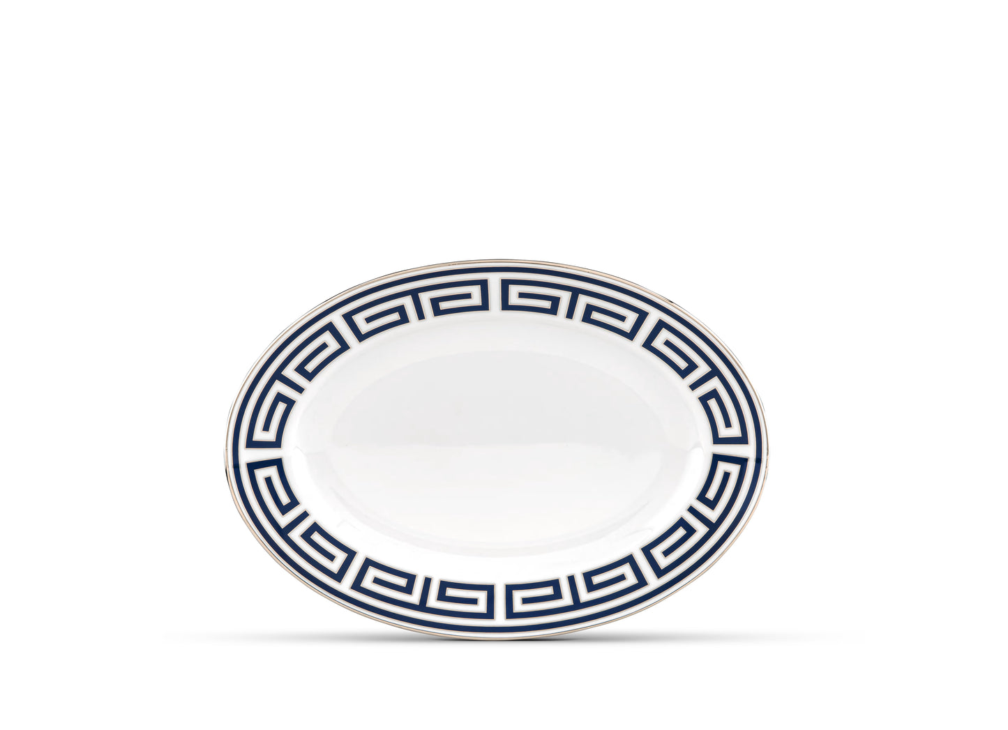 Labirinto Zaffiro Oval Platter by Ginori 1735