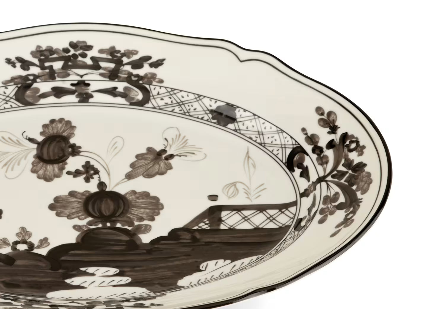 Oriente Italiano Small Albus Oval Platter Ginori 1735