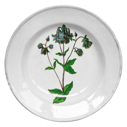 Columbine Flower Soup Plate