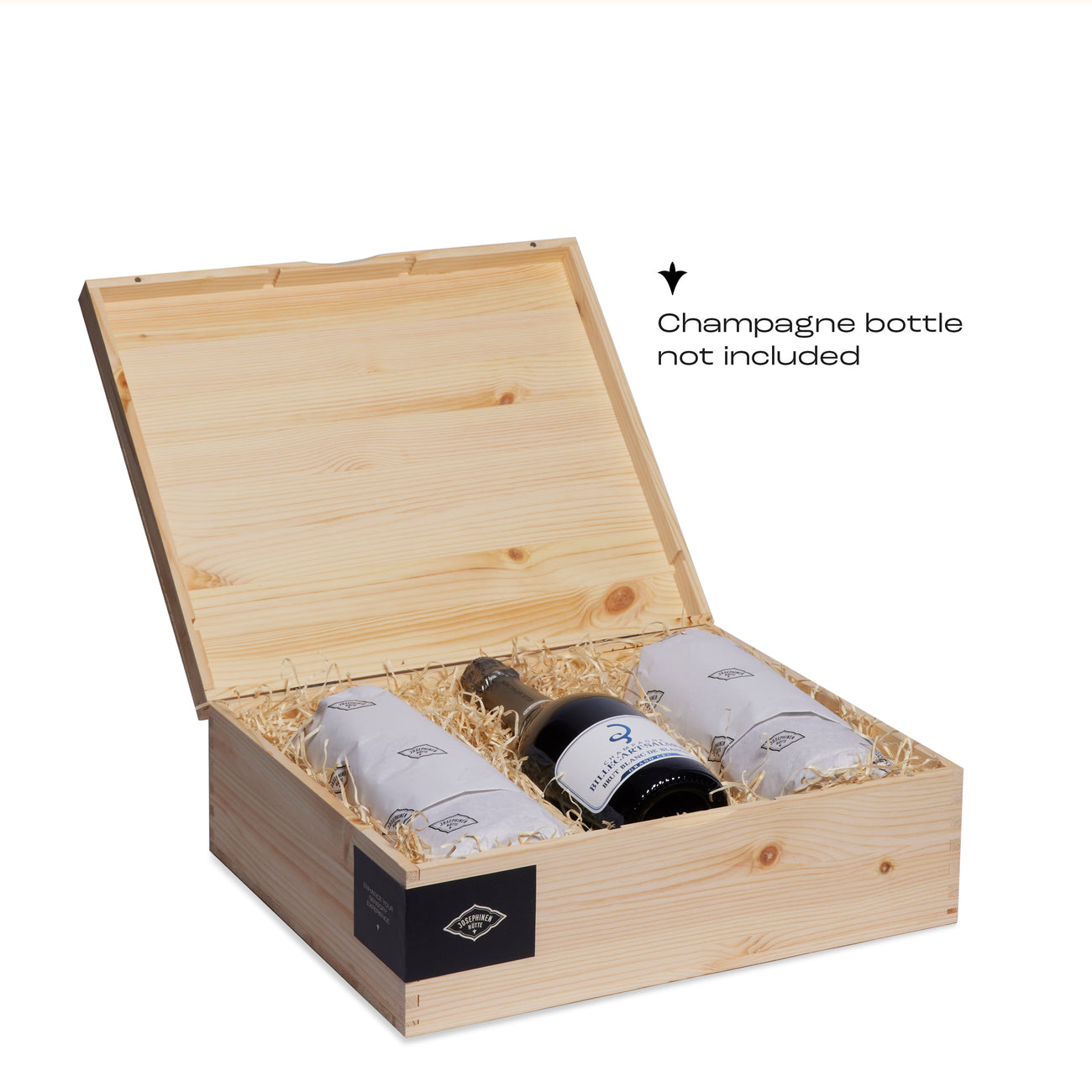 Wedding Box Gift Set With Two Champagne Glasses