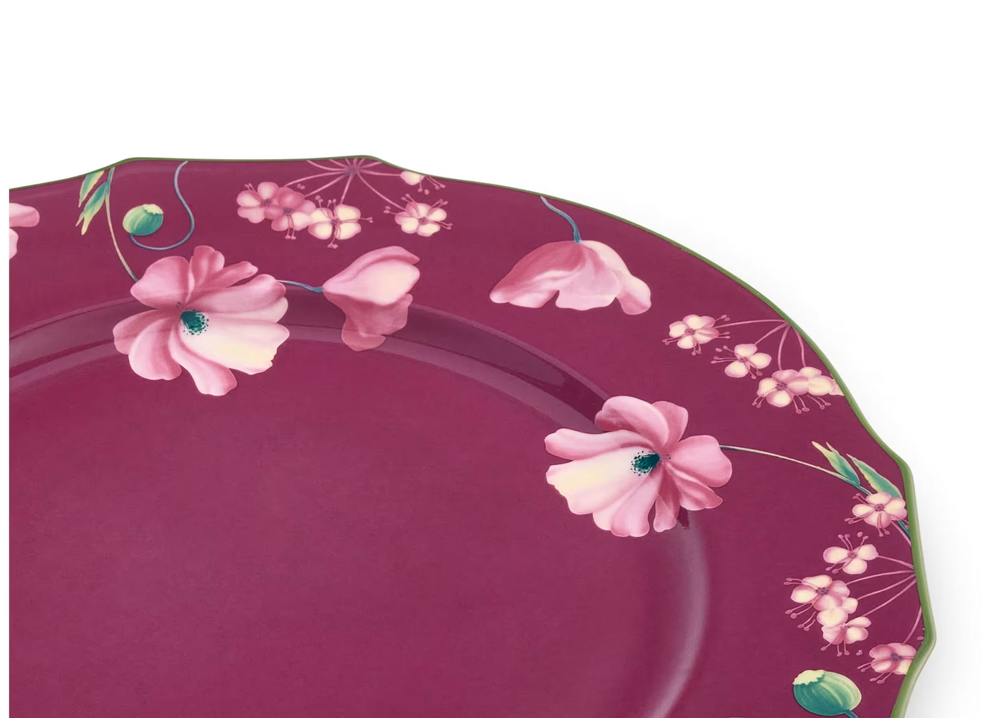 Florenza Malva Pink Charger Plate by Ginori 1735