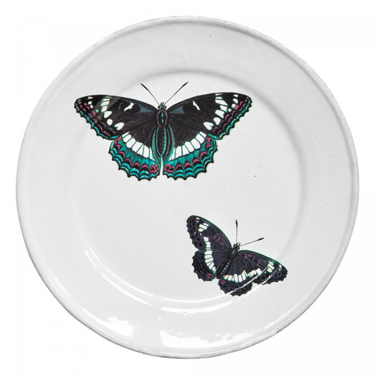 Medium Two Flying Butterflies Plate