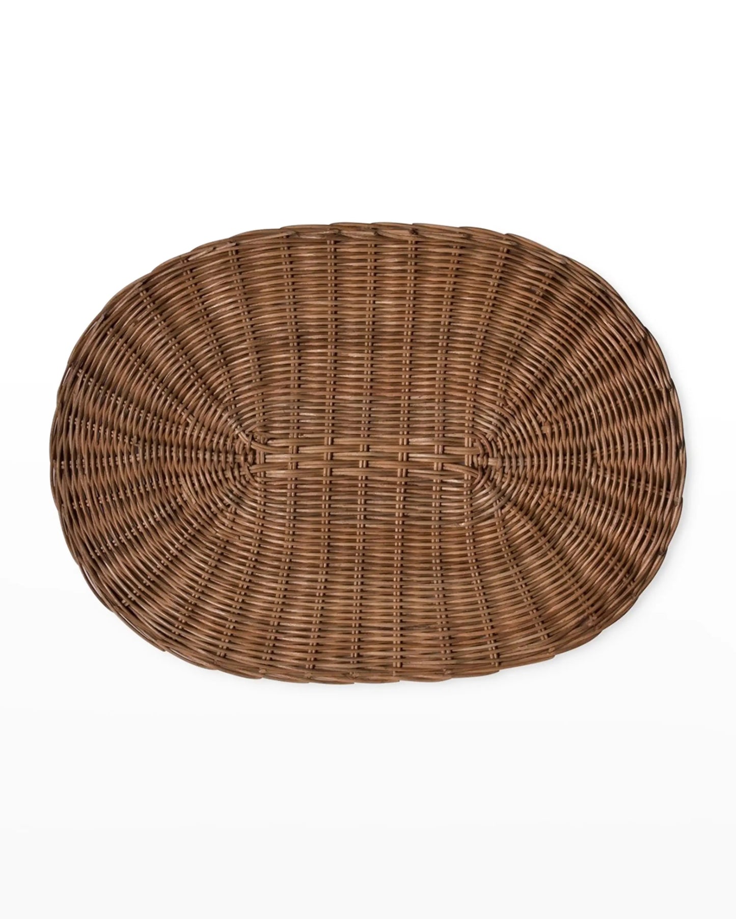 Wicker Oval Placemats, Set of 4