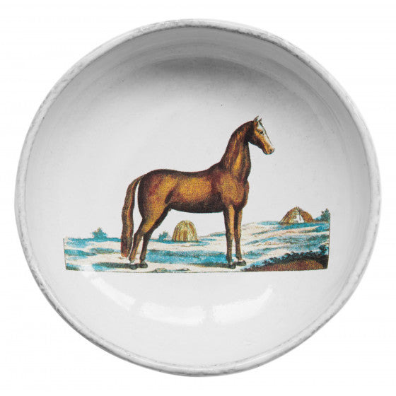 Small Brown Horse Dish