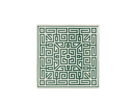 Labirinto Smeralda Square Centerpiece by Ginori 1735