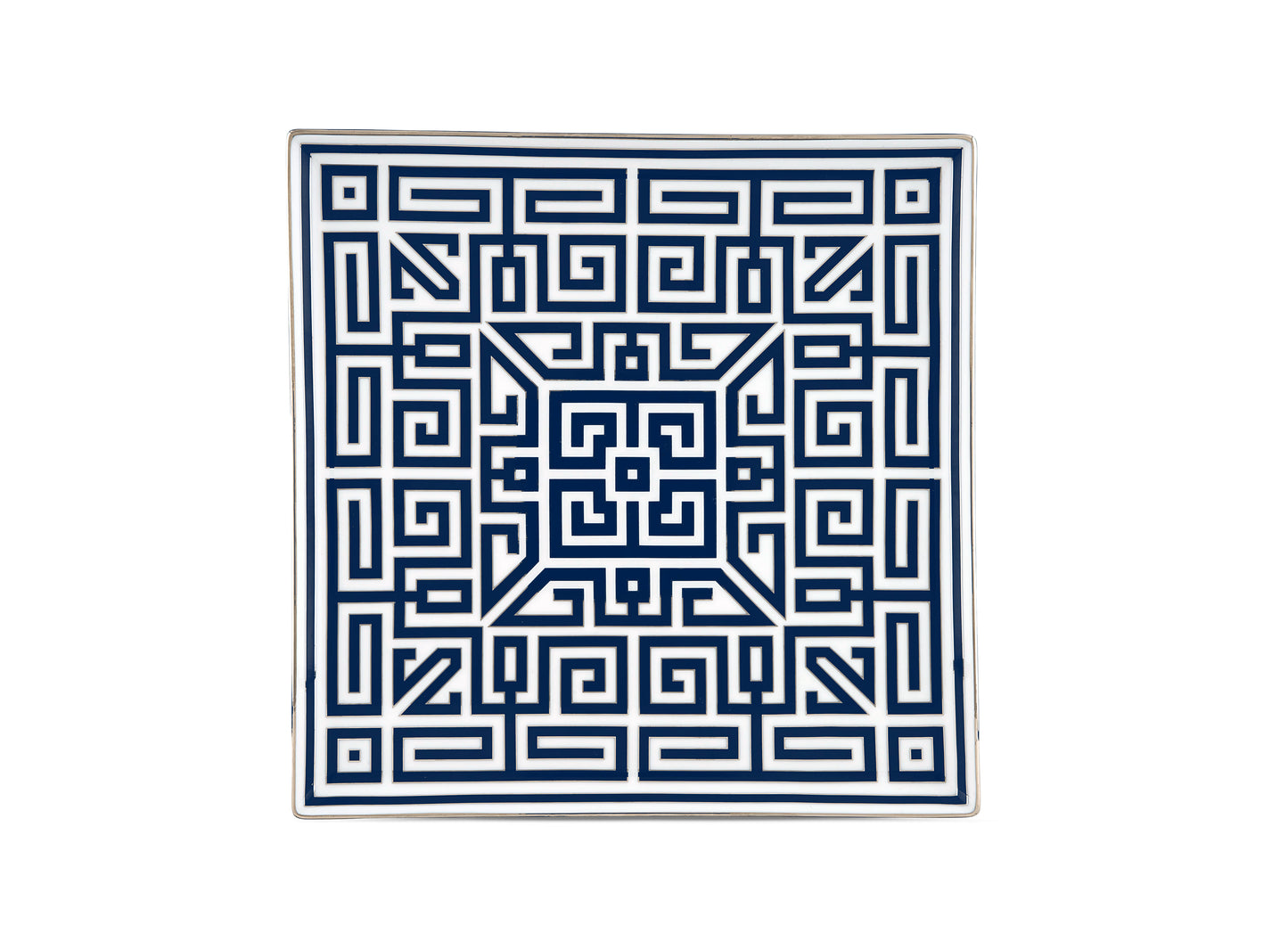Labirinto Zaffiro Square Centerpiece by Ginori 1735