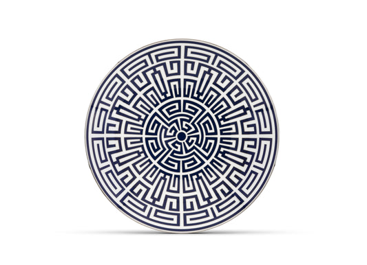 Labirinto Zaffiro Round Centerpiece by Ginori 1735